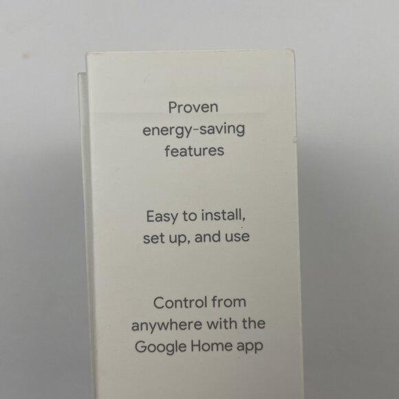 Google Nest Thermostat model G4CVZ - Snow color US version - Picture 3 of 8